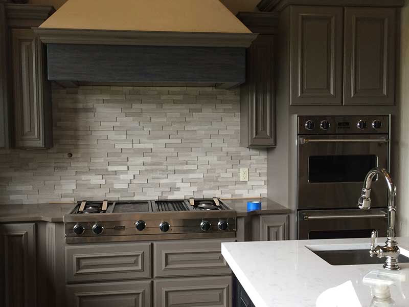 contemporary grey kitchen